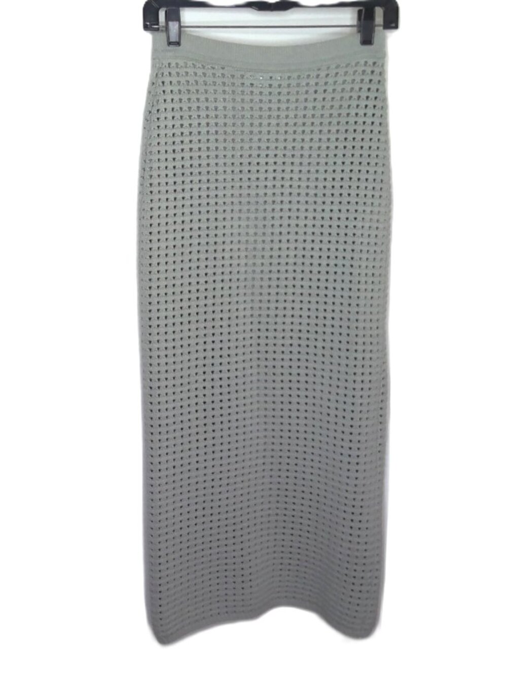New Reformation Knit Midi Ankle Skirt Fior de Latte Boho Organic Cotton Sz S